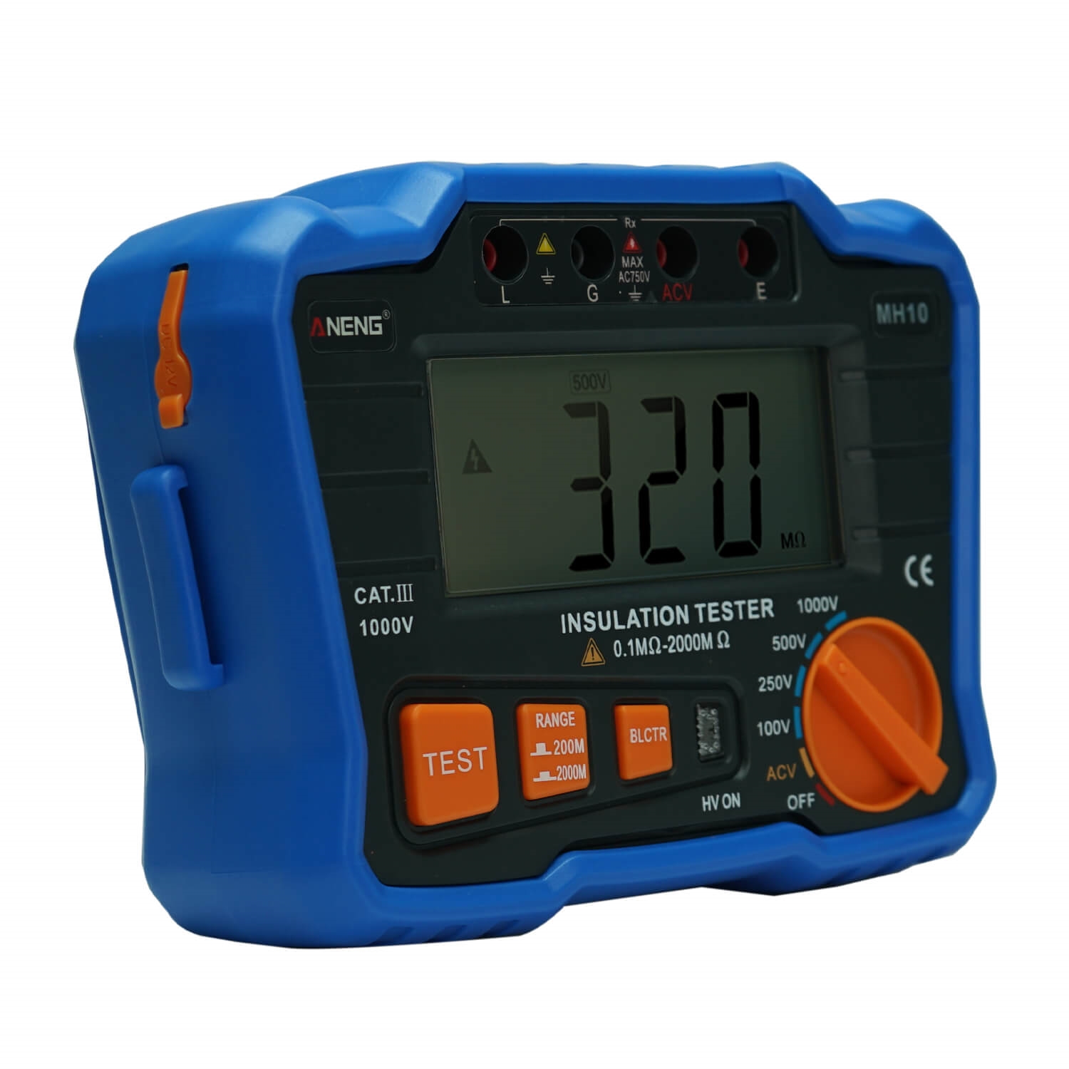 Megômetro Digital Aneng MH10 - Megômetro Digital Aneng MH10 - Padrão